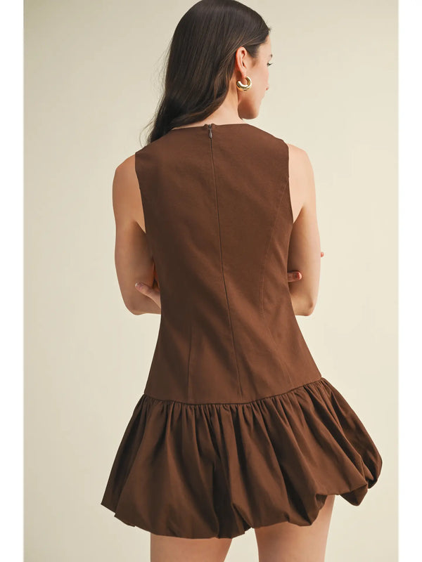 Cocoa Cloud Bubble Dress