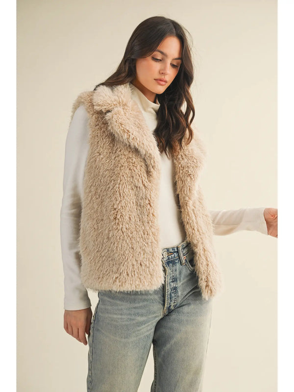Run Around Fur Vest