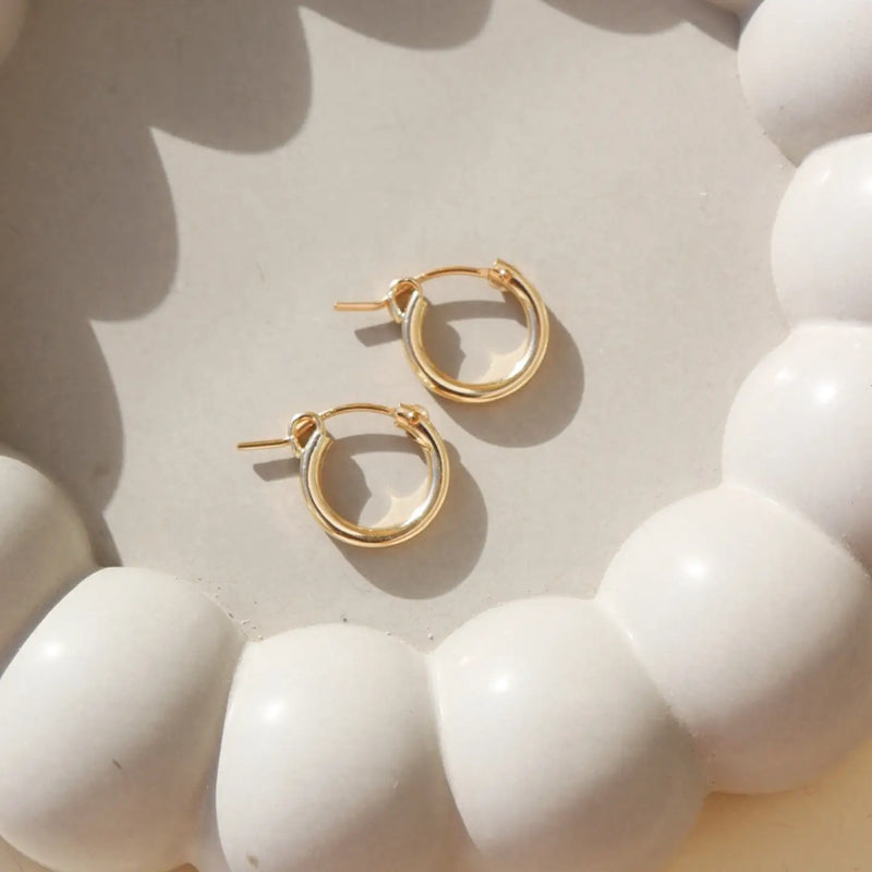 Classic Hoops 14K Gold Fill Small