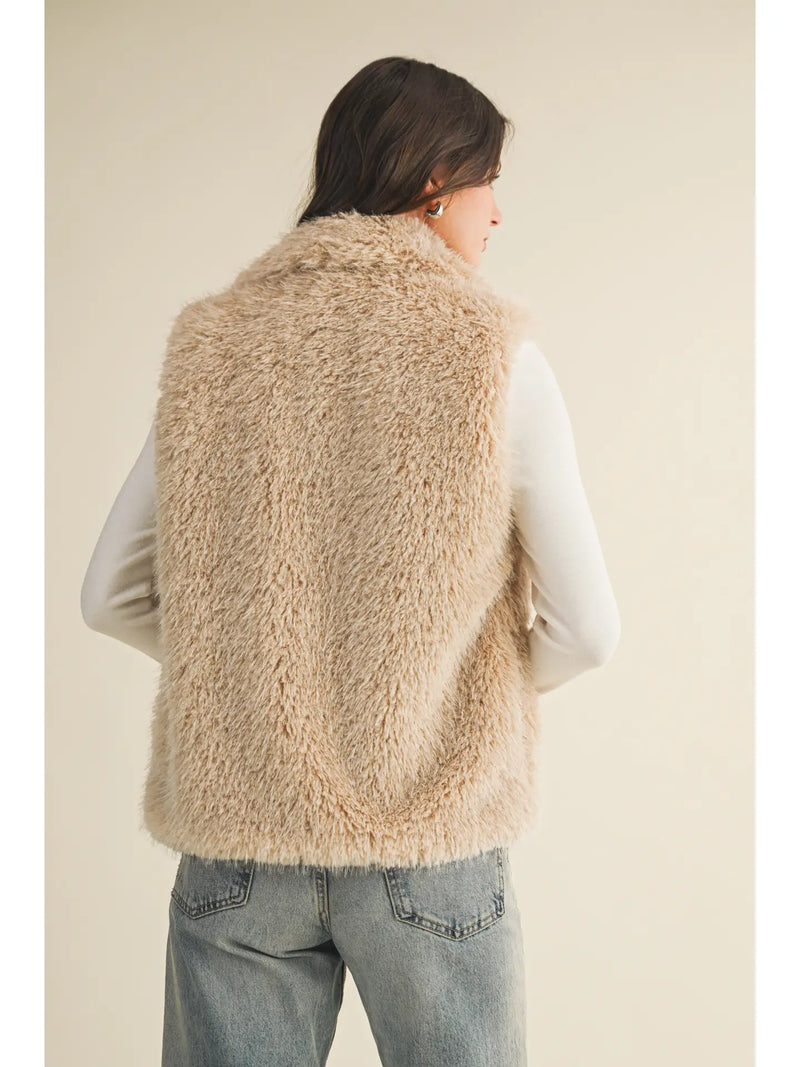 Run Around Fur Vest