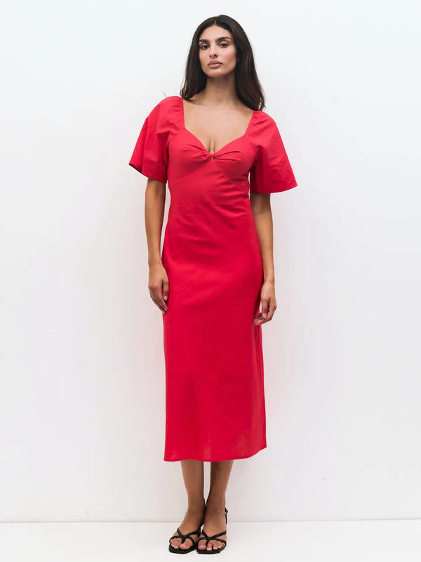 janet midi dress Janet Dress Blue Floral