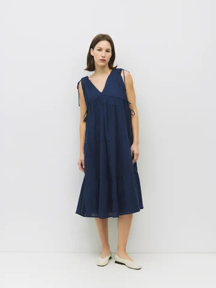 The Ellice Dress Navy