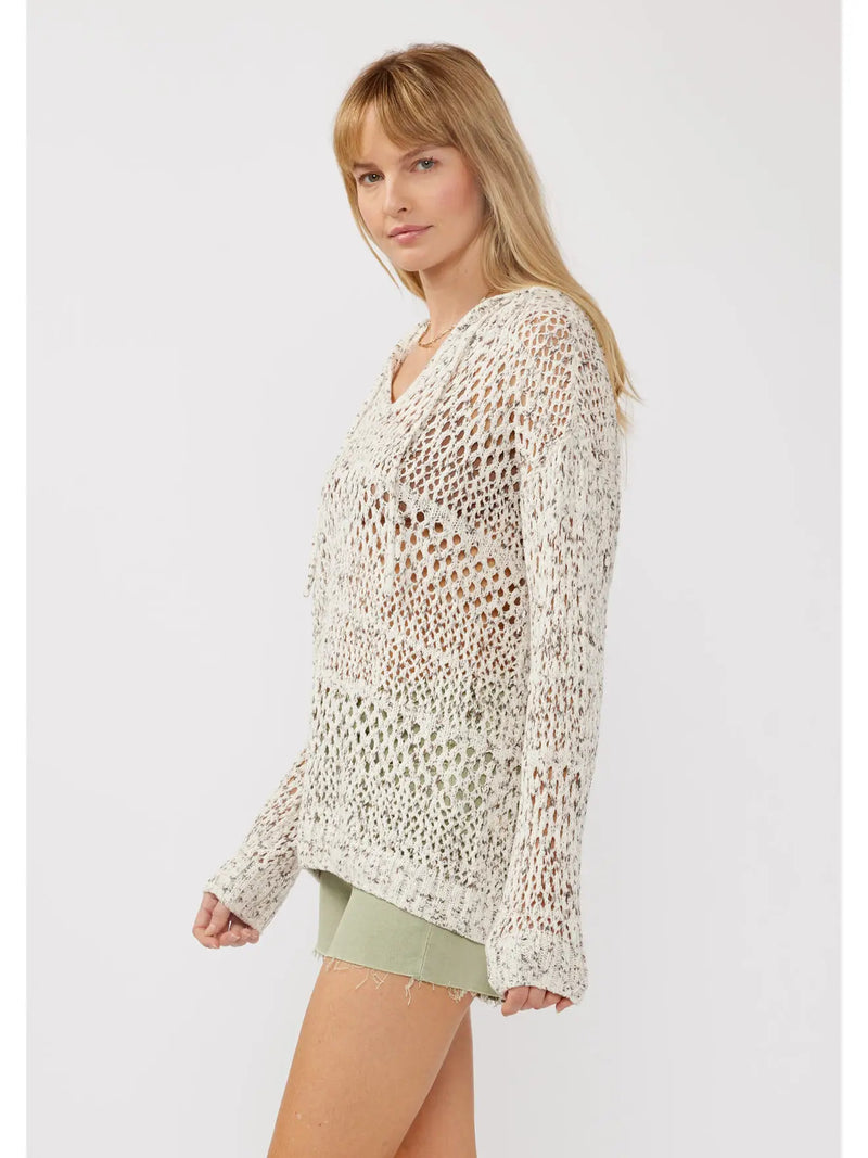 The Birch Pullover Ivory/Taupe