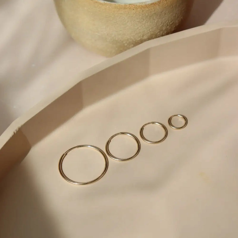 Goldie Hoops in 14k Gold Fill