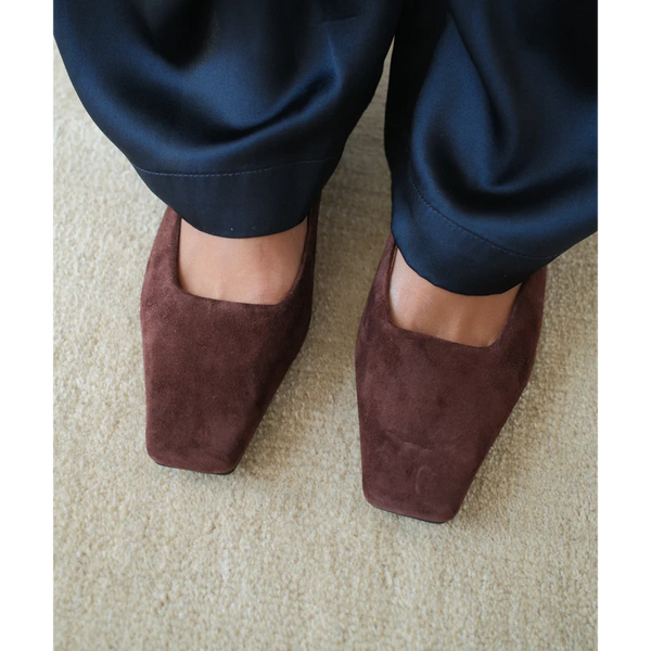 Classy Healed Mule Cappuccino
