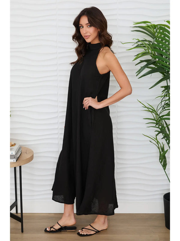 Golden Hour Maxi Dress Black