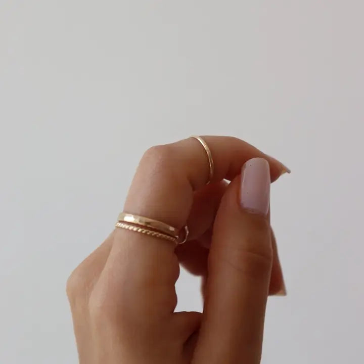 Minimal Midi Ring 14k Gold Fill