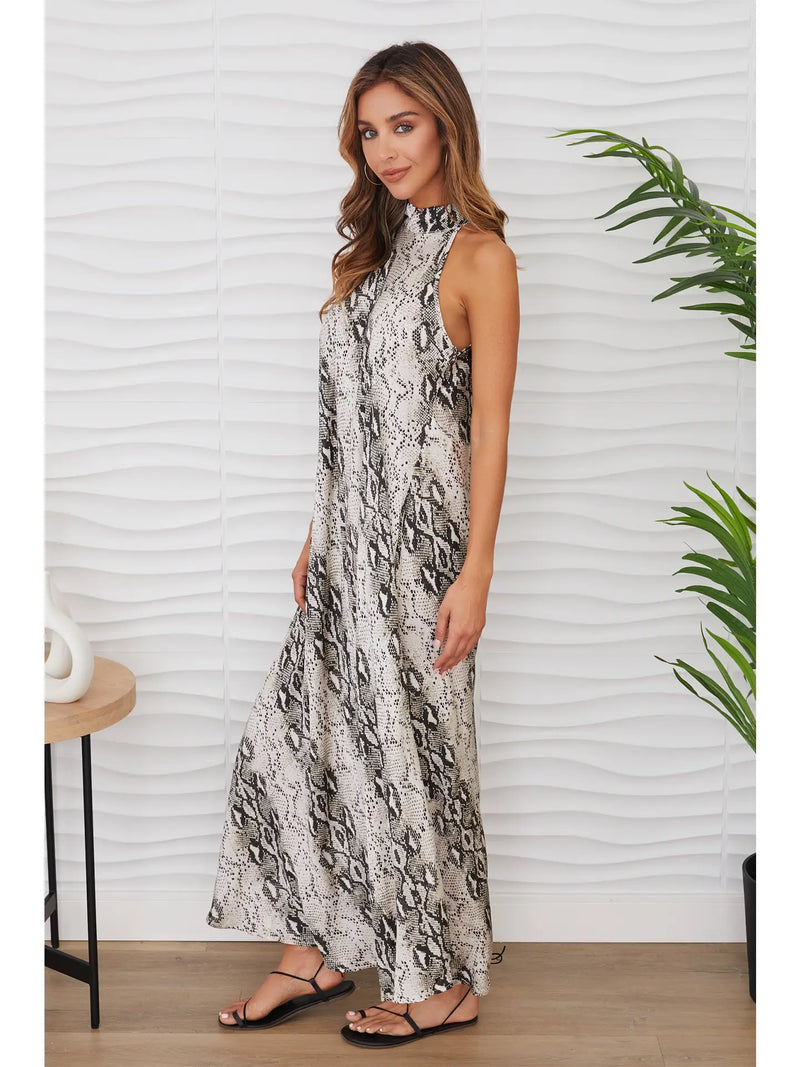 Golden Hour Maxi Dress Snake