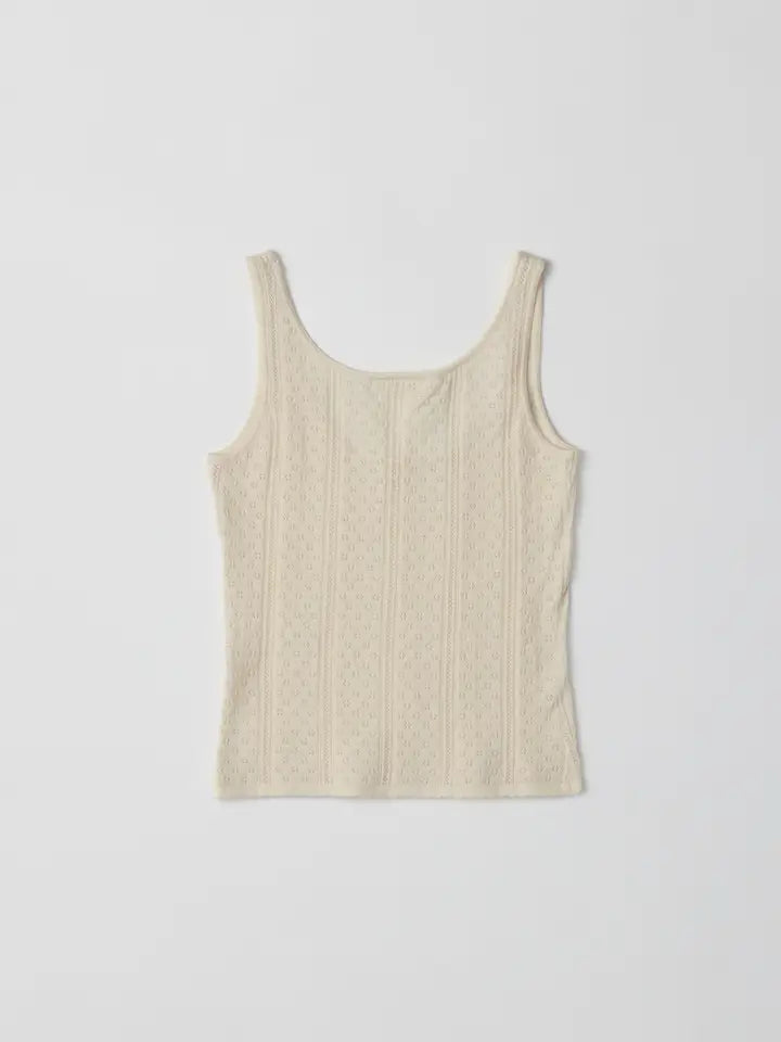 The Karis Tank Top Ivory