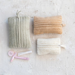 Quilted Terry Pouches