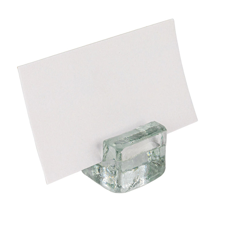 Glass Cube Place Card/Photo Holders