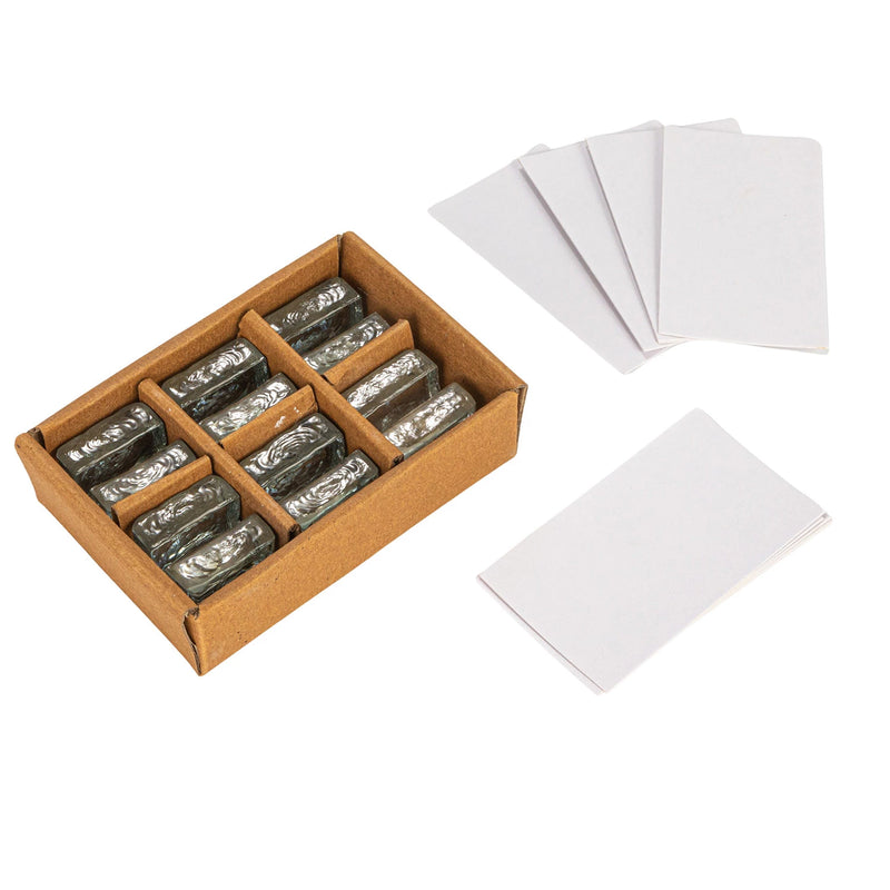 Glass Cube Place Card/Photo Holders