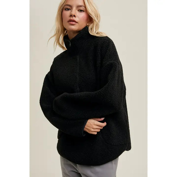 Night Cap Pullover Black