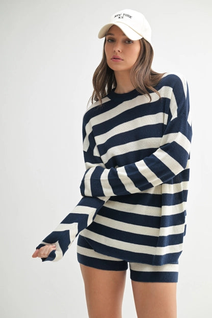 All About Stripes Set Navy