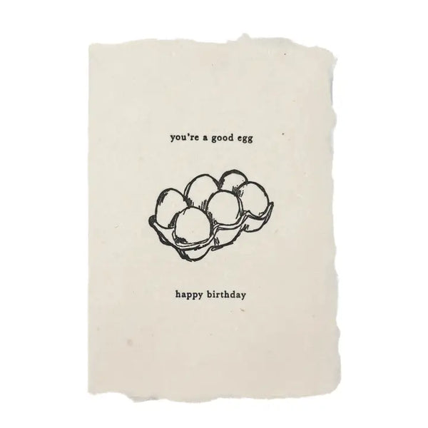 You're A Good Egg Birthday Card