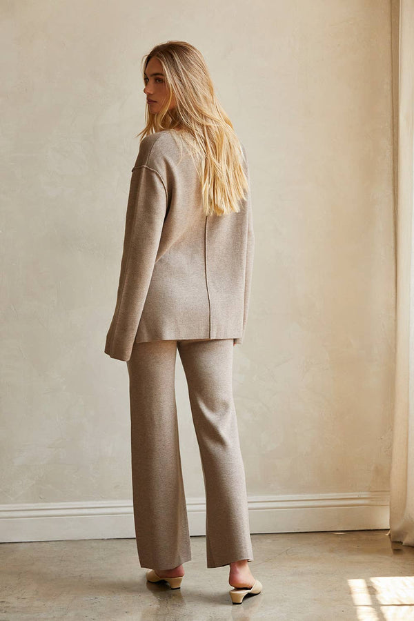Erina Lounge Sweater Pants Taupe