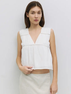 The Cora Top Off White