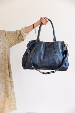 Rockaway Handbag Cobalt Lux