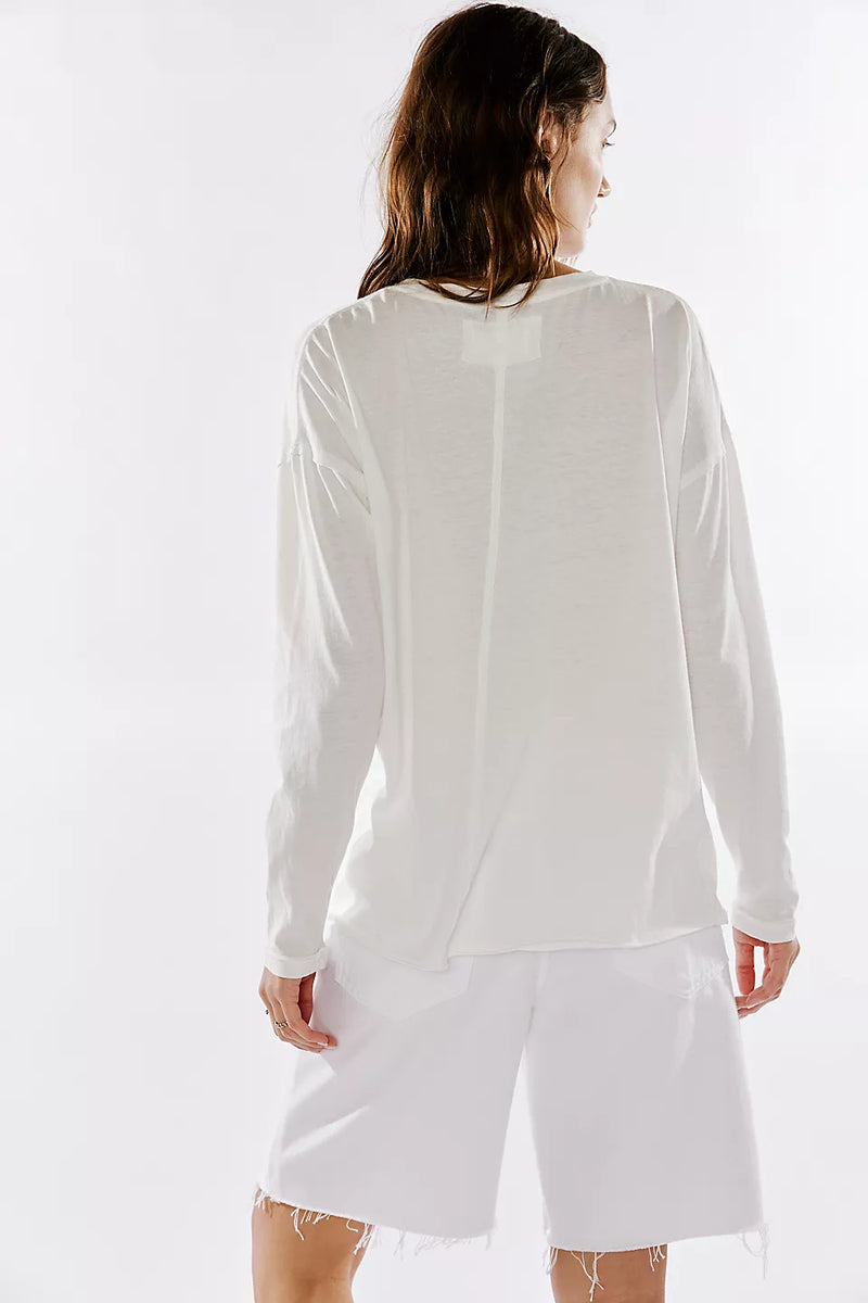 Nina Tee Long Sleeve Ivory