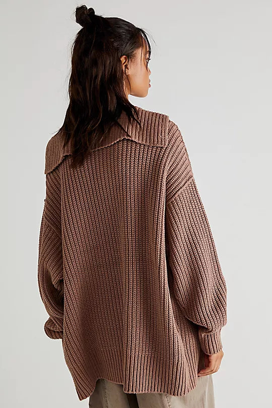 Swim Too Deep Cardi Strawberry Roan