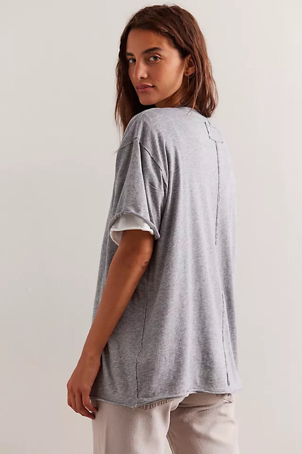 Nina Tee Heather Grey