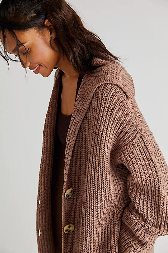 Swim Too Deep Cardi Strawberry Roan