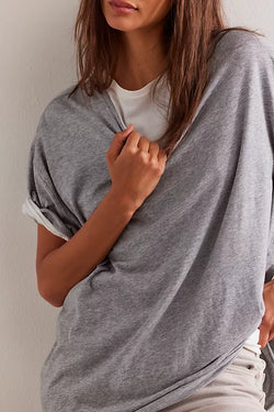 Nina Tee Heather Grey