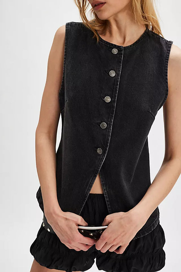 Aimee Vest Black