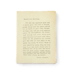 Large Letter For Sophie (Beautiful Darling) Deckled Edge Notebook