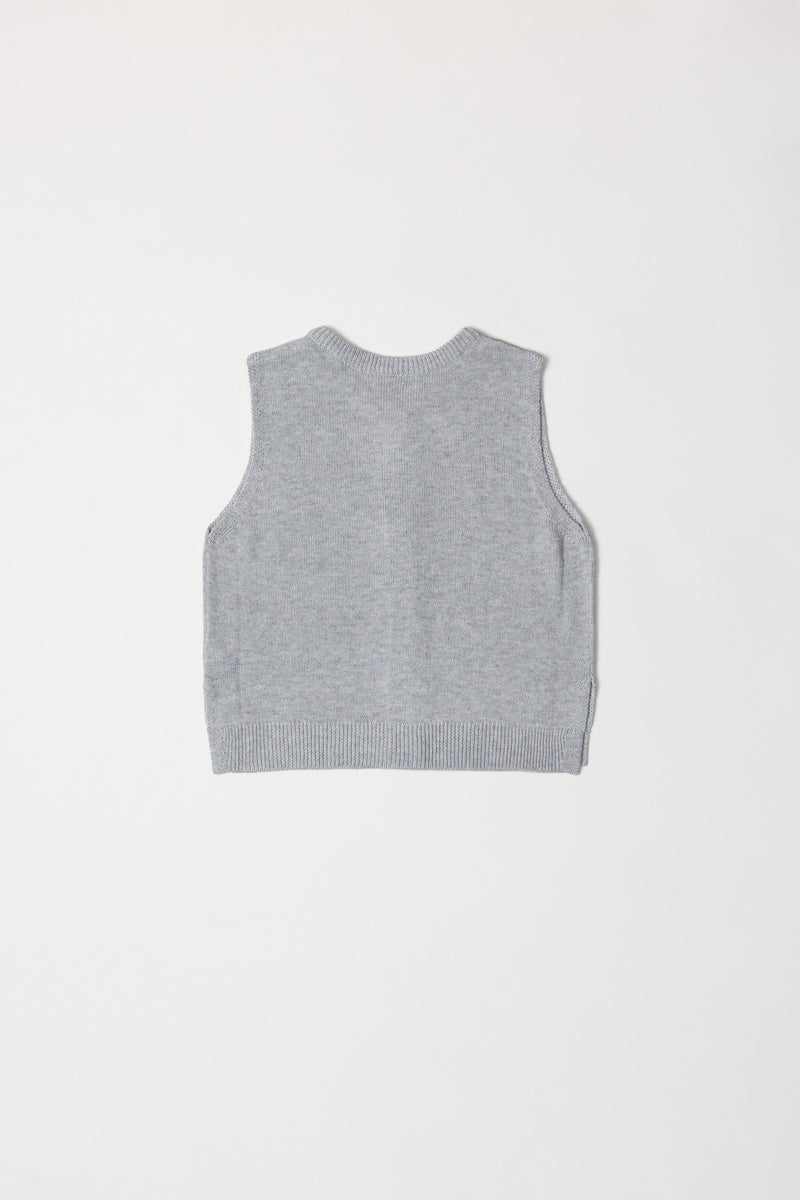 The Ona Vest Heather Grey