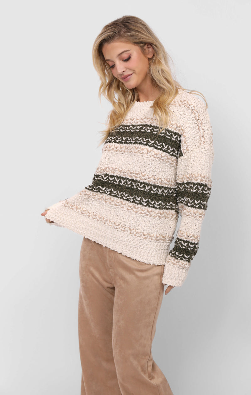 Loosen Up Striped Sweater