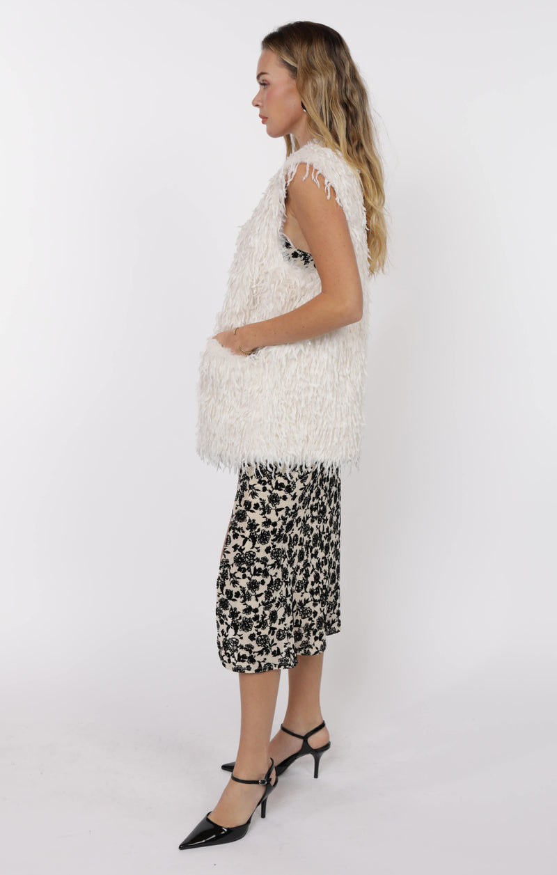 The Trailblazer Fringe Fur Vest