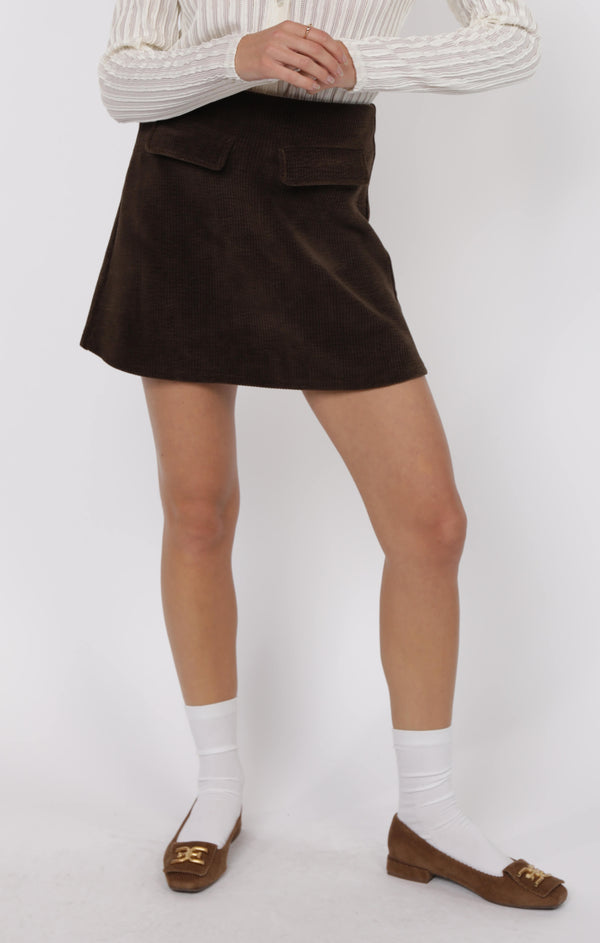 Mystique Cord Mini Skirt