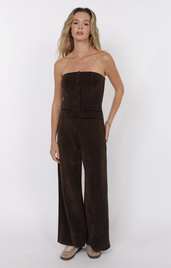 Mystique Tube Vest Wide Leg Jumpsuit