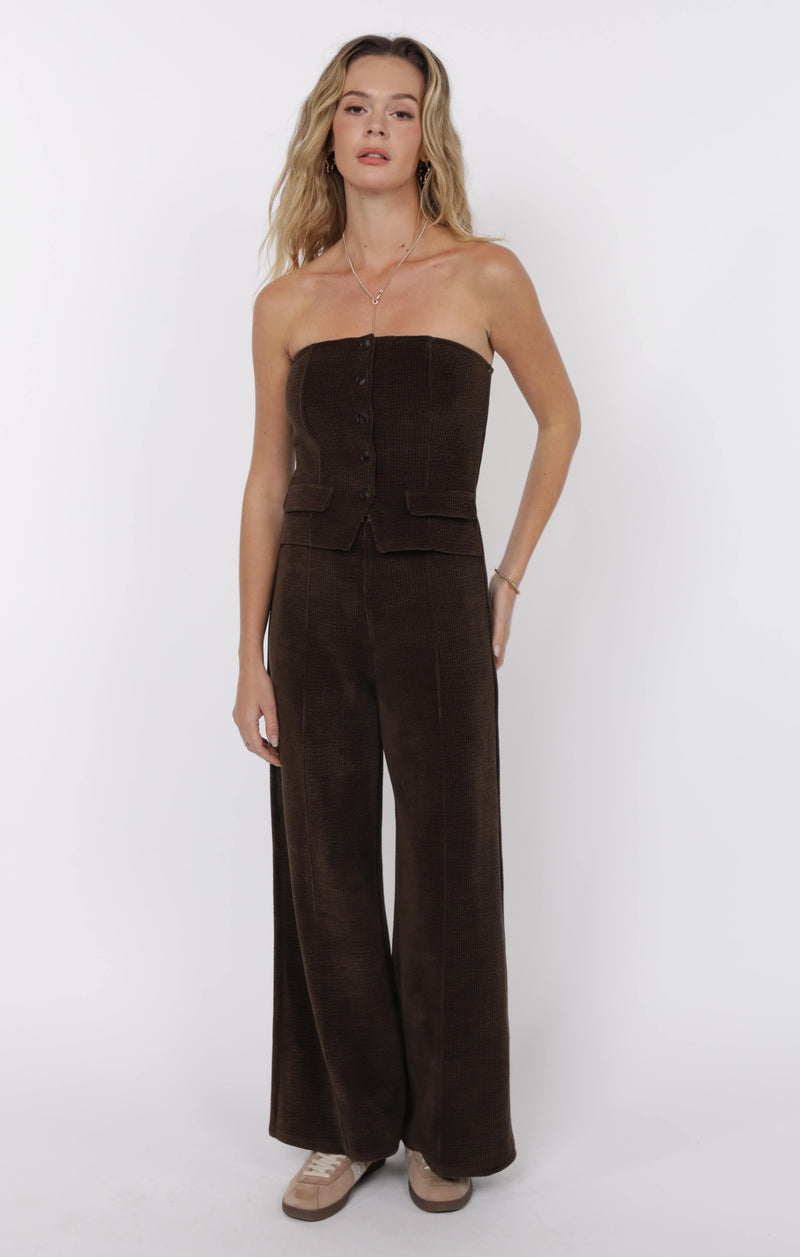 Mystique Tube Vest Wide Leg Jumpsuit