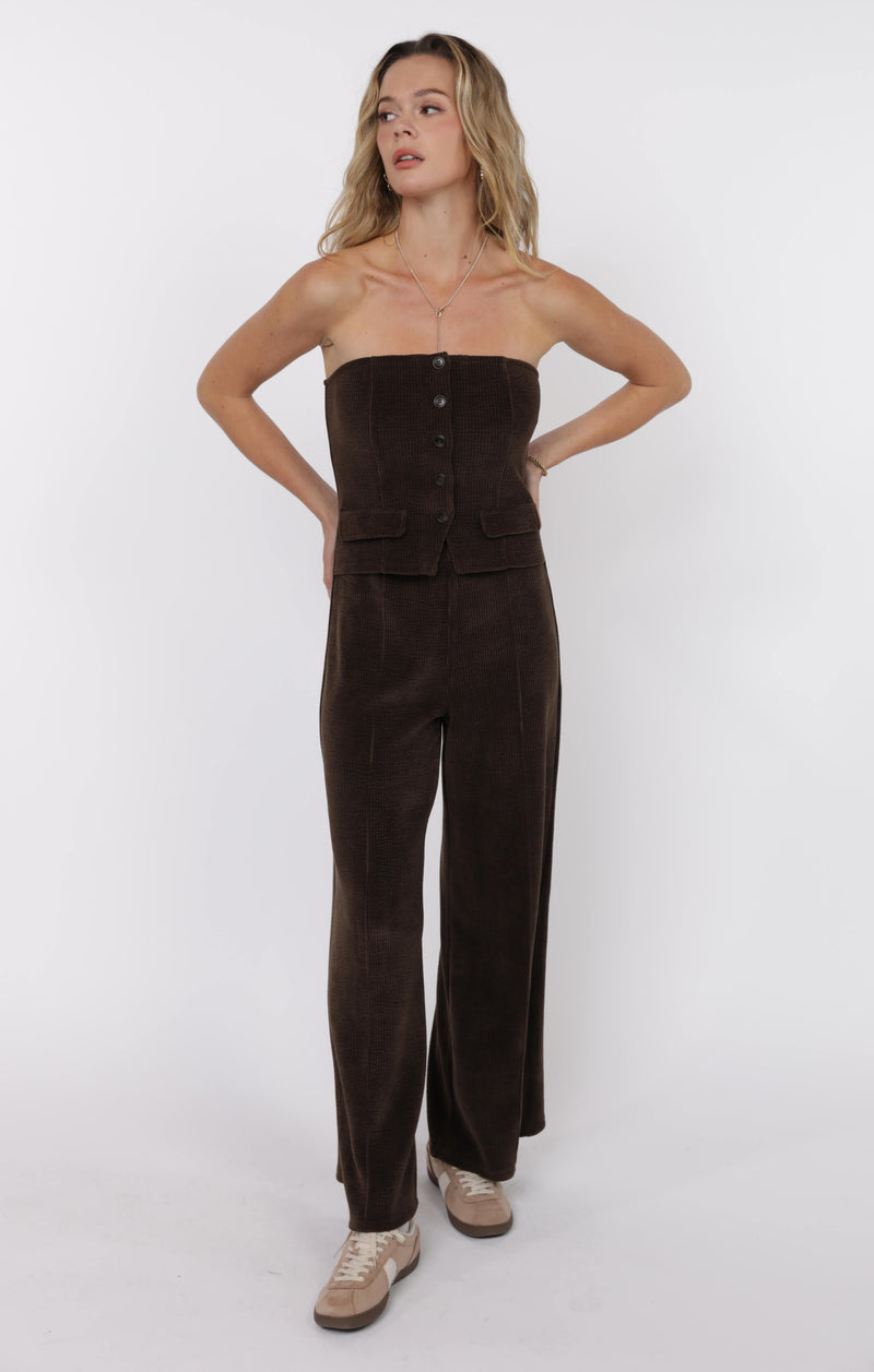 Mystique Tube Vest Wide Leg Jumpsuit