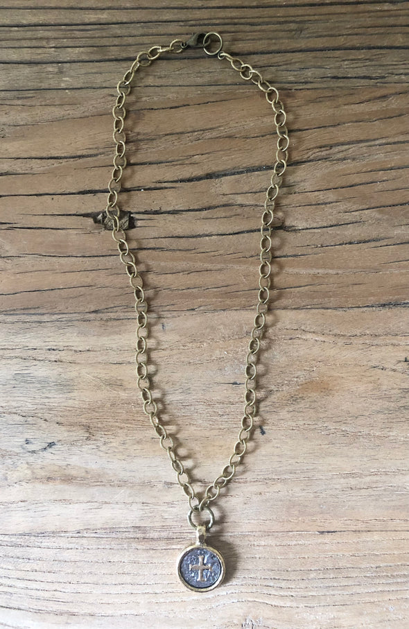 Coin Couture Necklace Gold