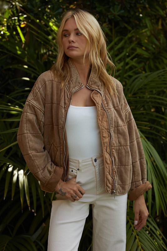 It's All Good Washed Jacket Desert Tan