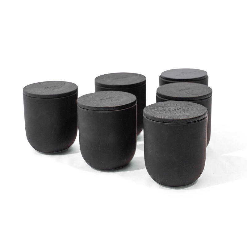Wood Wick Matte Black Candle - Pick from 6 Sayings