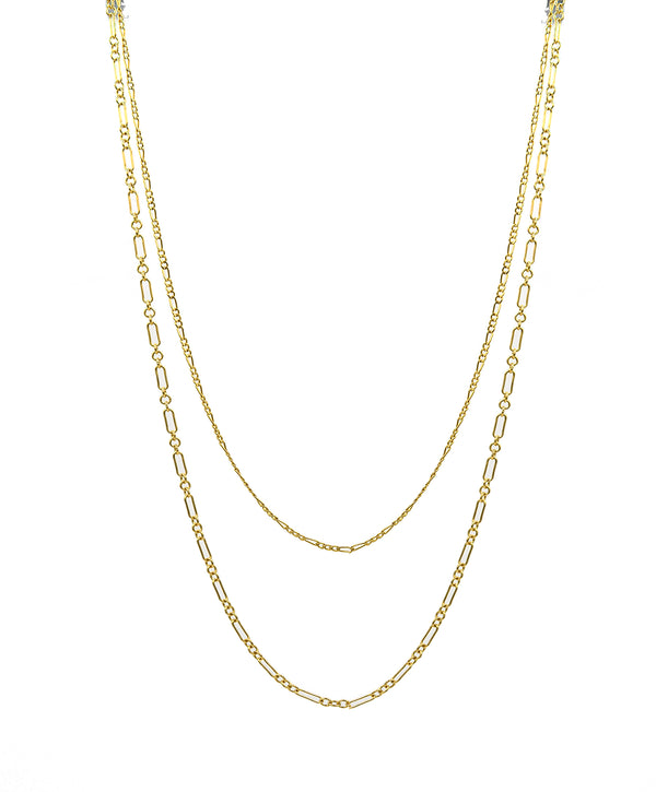 Daily Double Necklace Gold