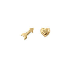 Heart and Arrow Studs