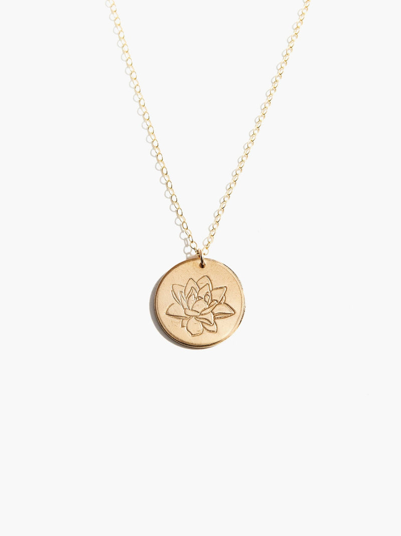 Bloom Birth Month 24" Necklace Gold Fill