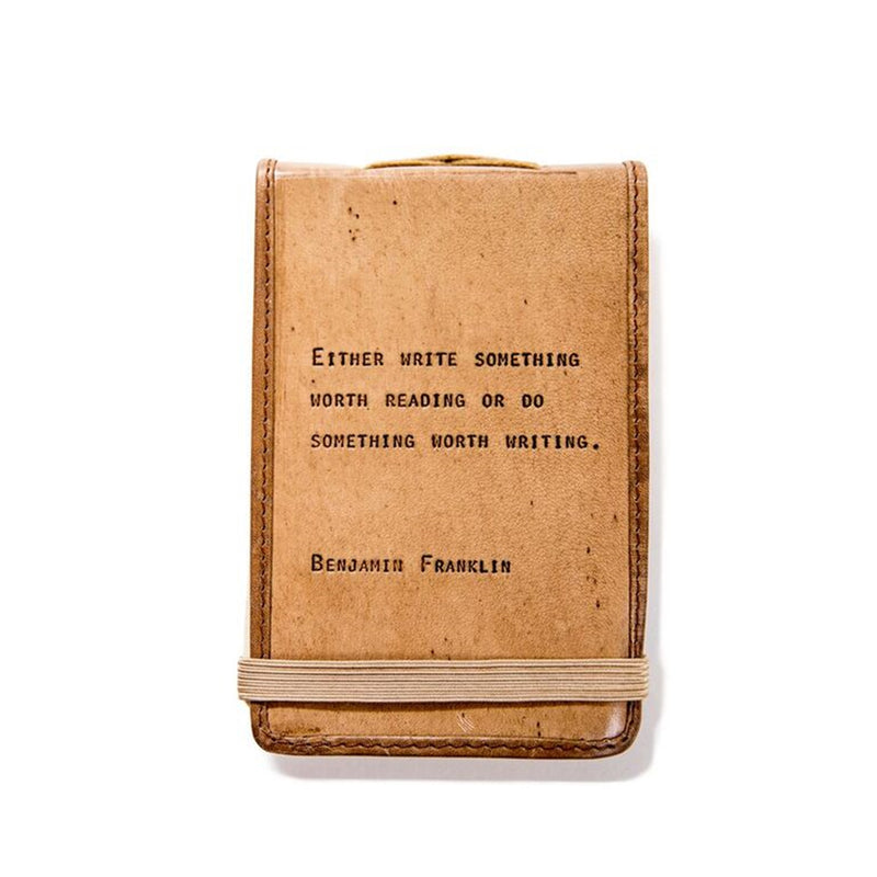 Mini Benjamin Franklin Leather Journal