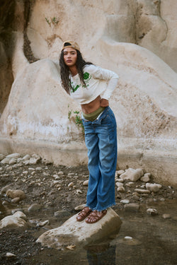 Old West Slouchy Jeans Canyon Blue