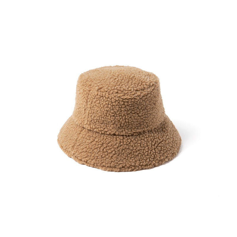 Teddy Bucket Hat Camel