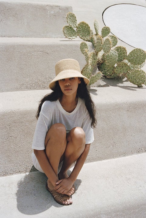 Inca Bucket Straw Hat