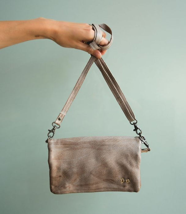 Cadence Wallet Light Grey Rustic