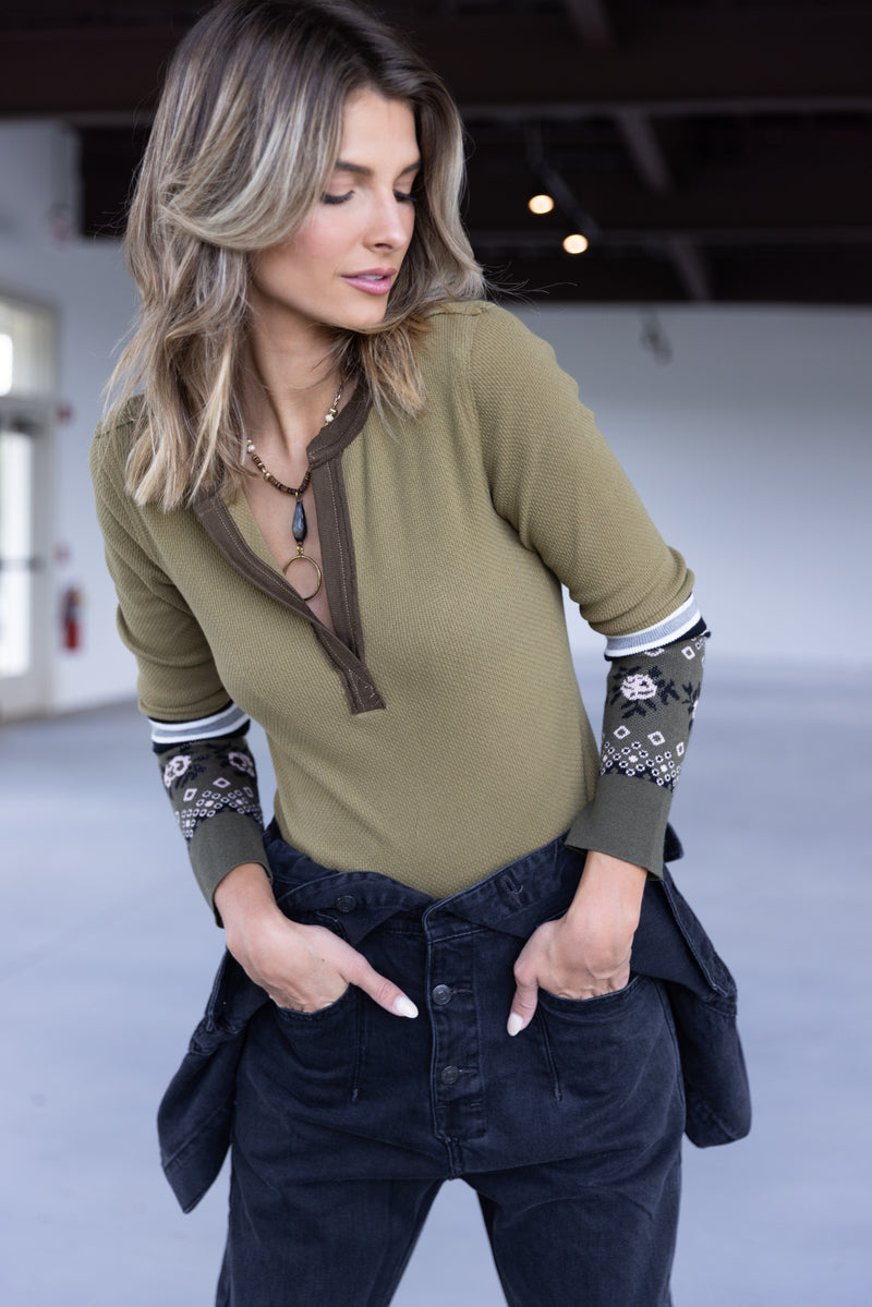 Mikah Layering Cuff Army Combo