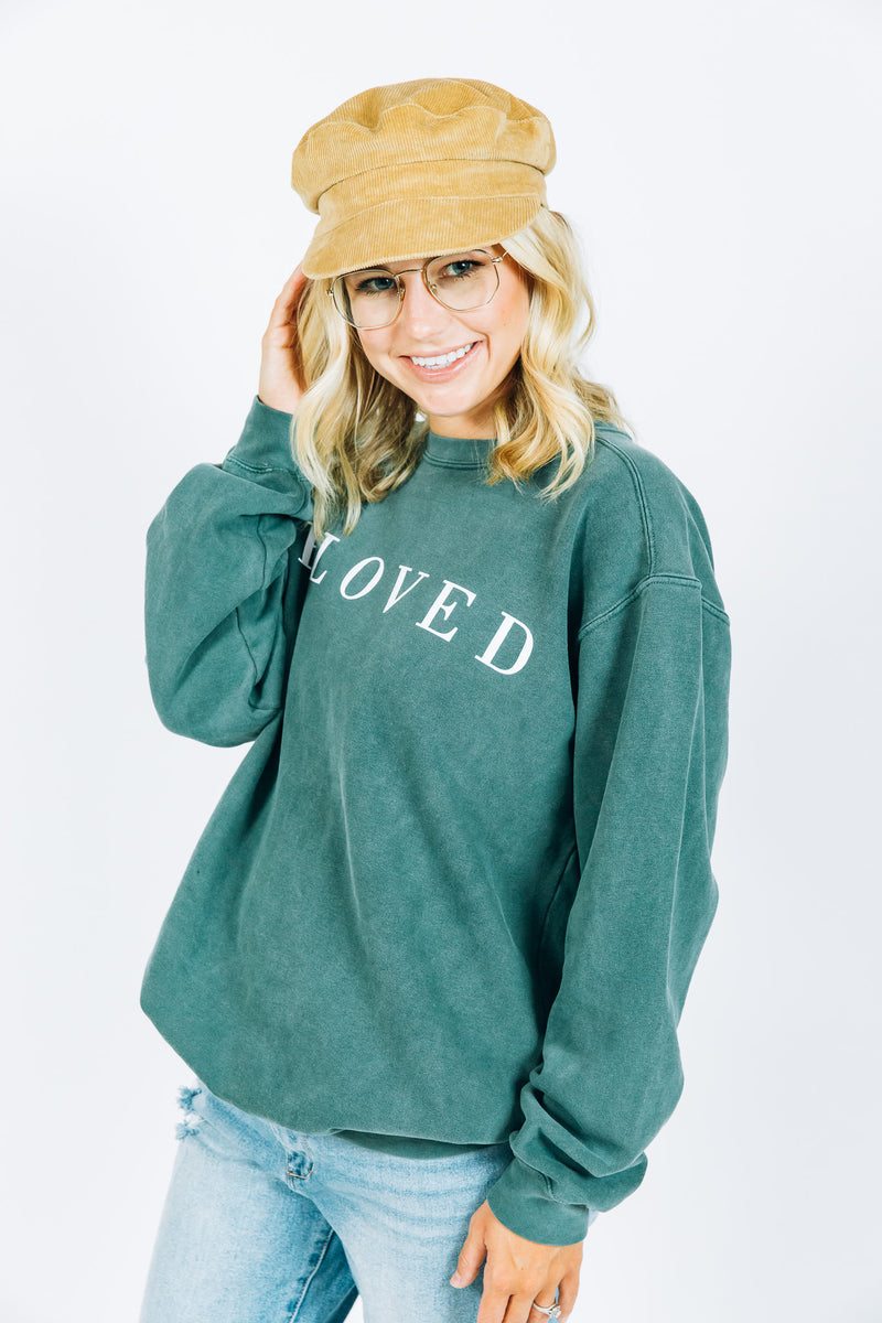 B.loved Sweatshirt Blue Spruce
