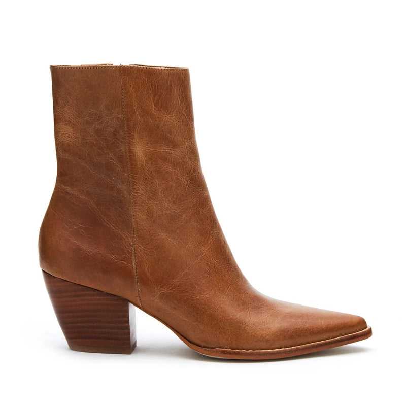Caty Ankle Boot Vintage Tan Leather